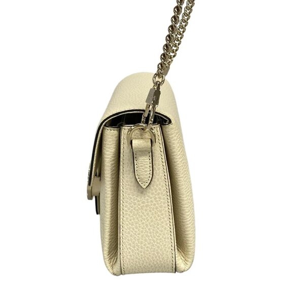 GUCCI Interlocking G Cream Leather - Shoulder Bag 884-080325 - Picture 3 of 14